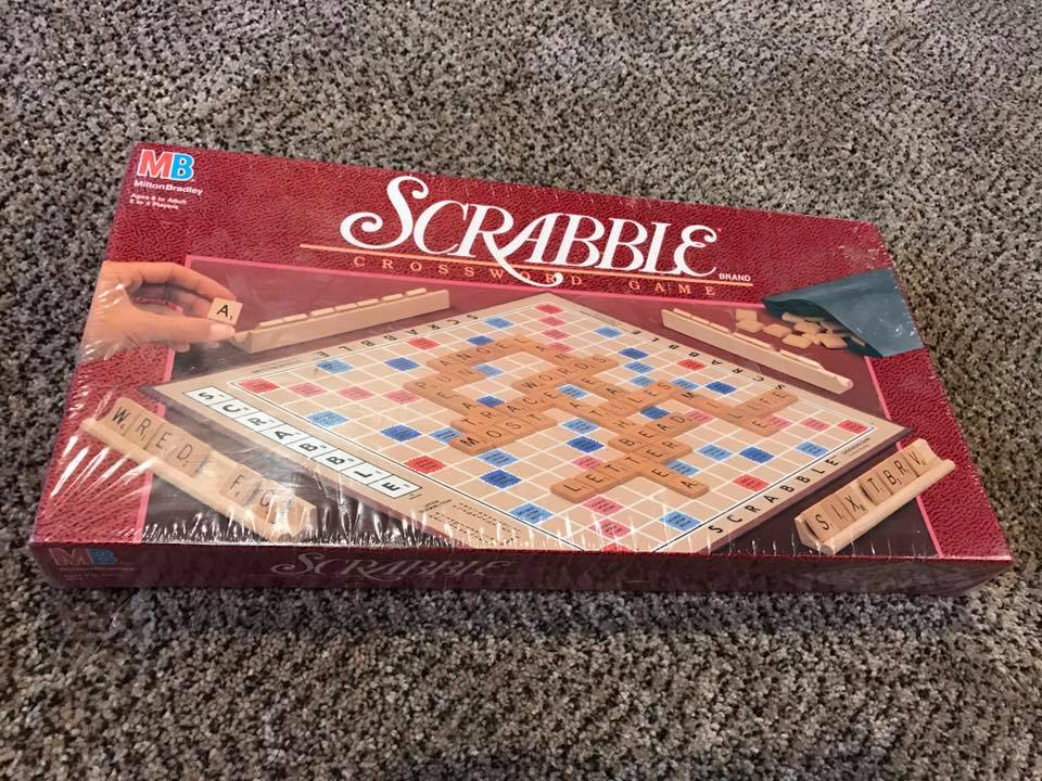 scrabble board game